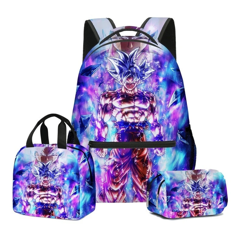 Dragon Ball Goku 3PC Backpack Set