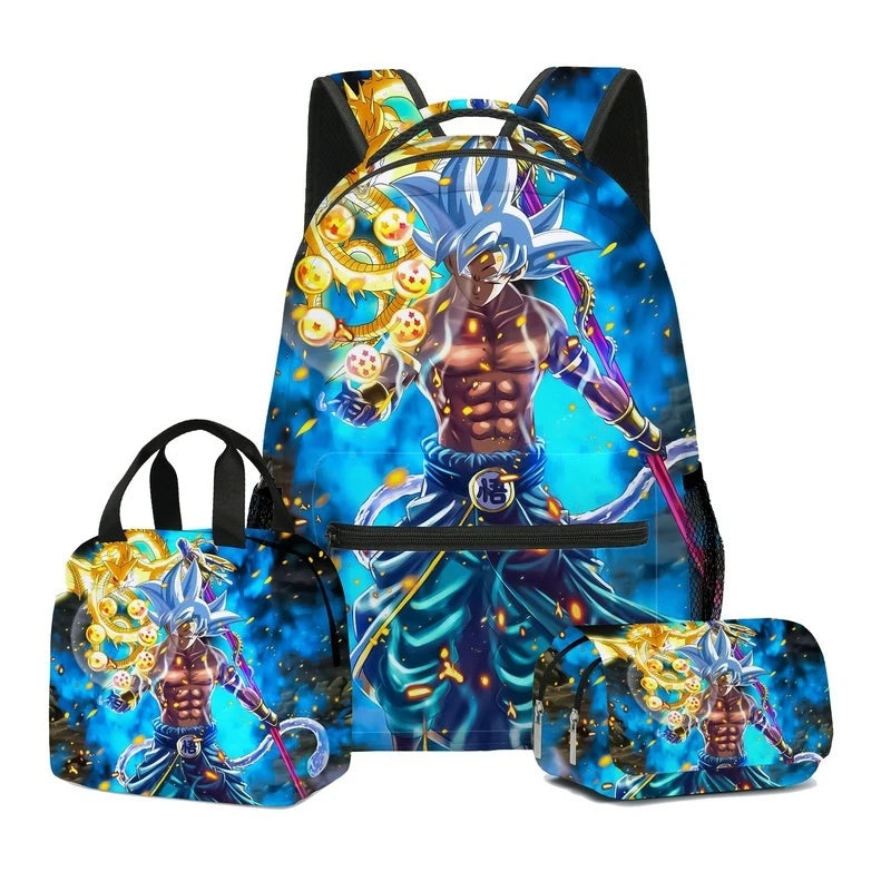 Dragon Ball Goku 3PC Backpack Set