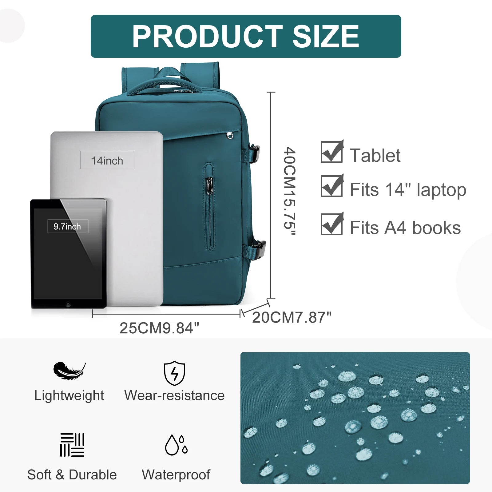 Durable Cabin Travel Backpack