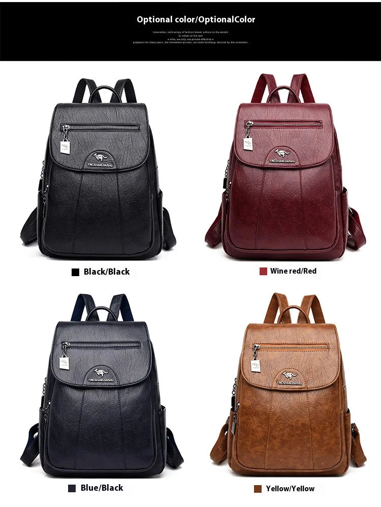Elegant Leather Backpack