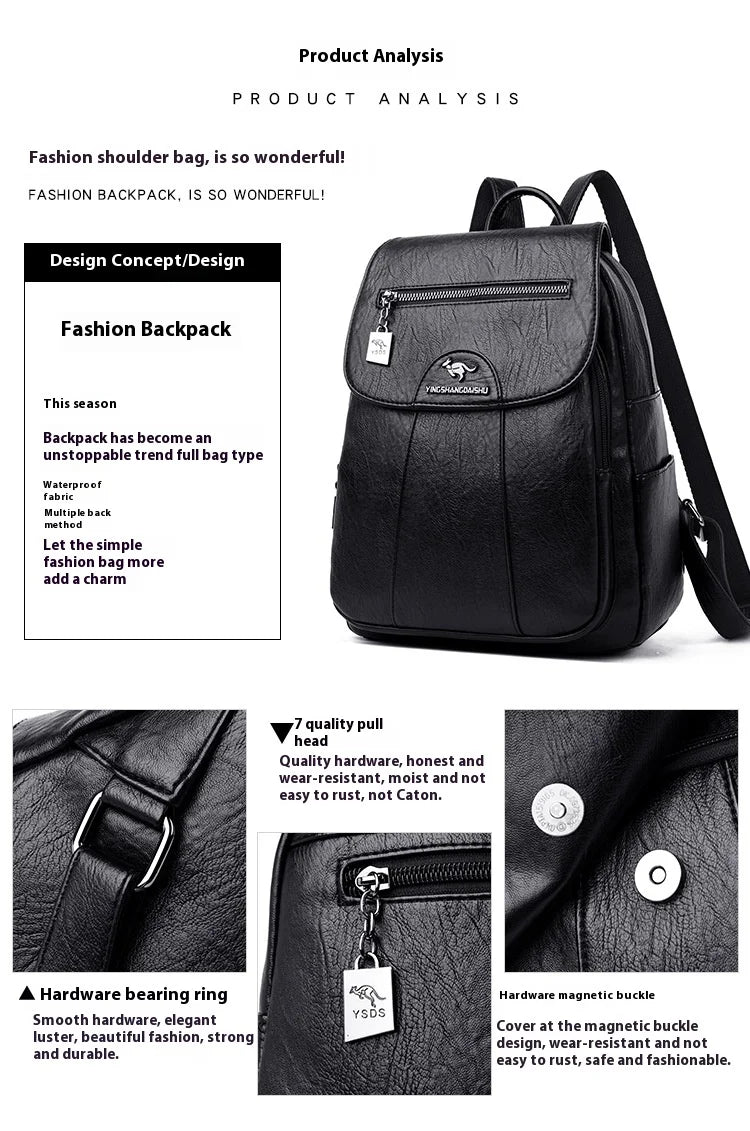 Elegant Leather Backpack