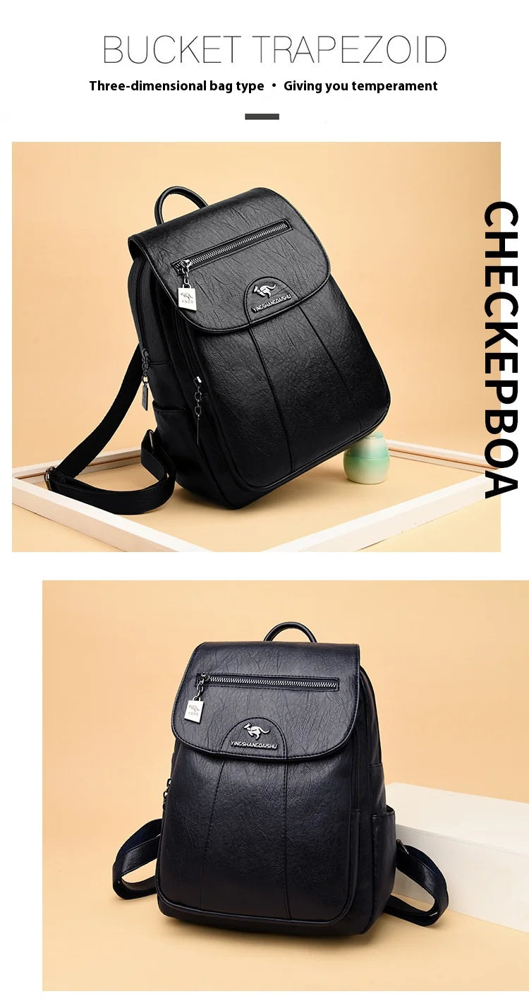 Elegant Leather Backpack