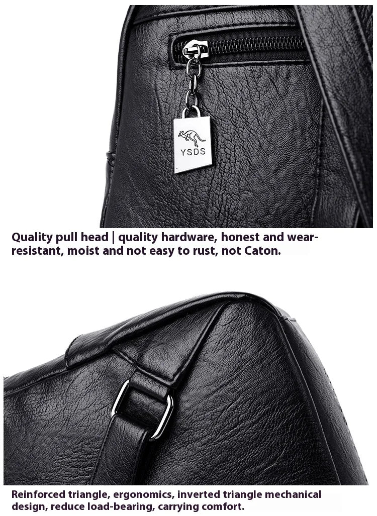 Elegant Leather Backpack