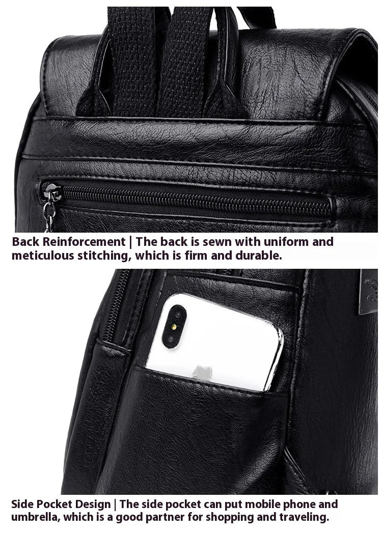 Elegant Leather Backpack