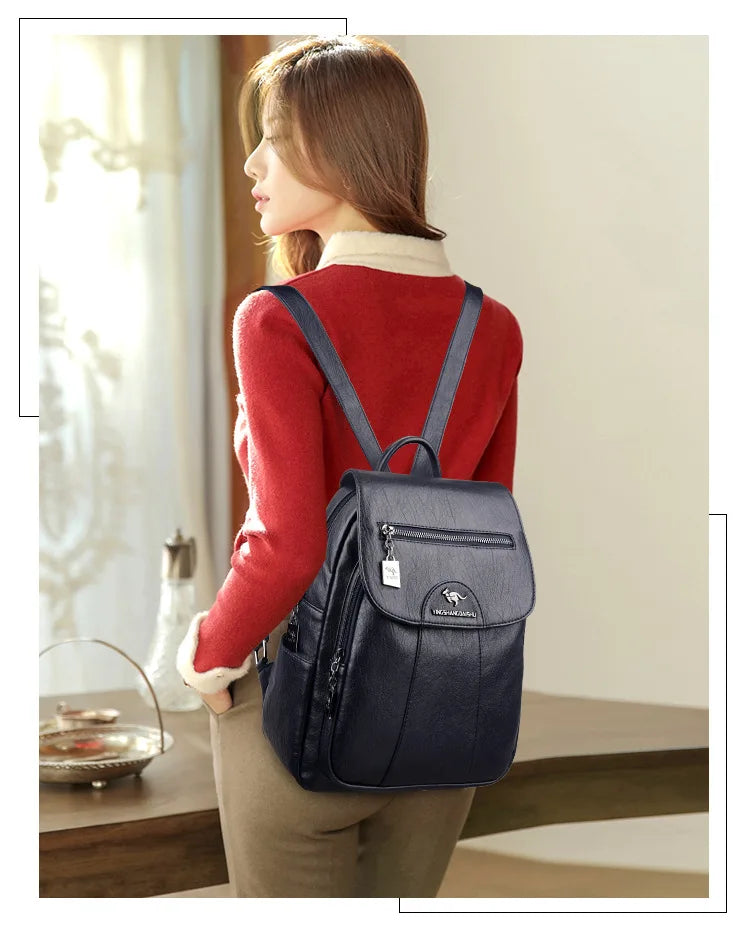 Elegant Leather Backpack