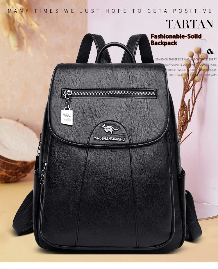 Elegant Leather Backpack