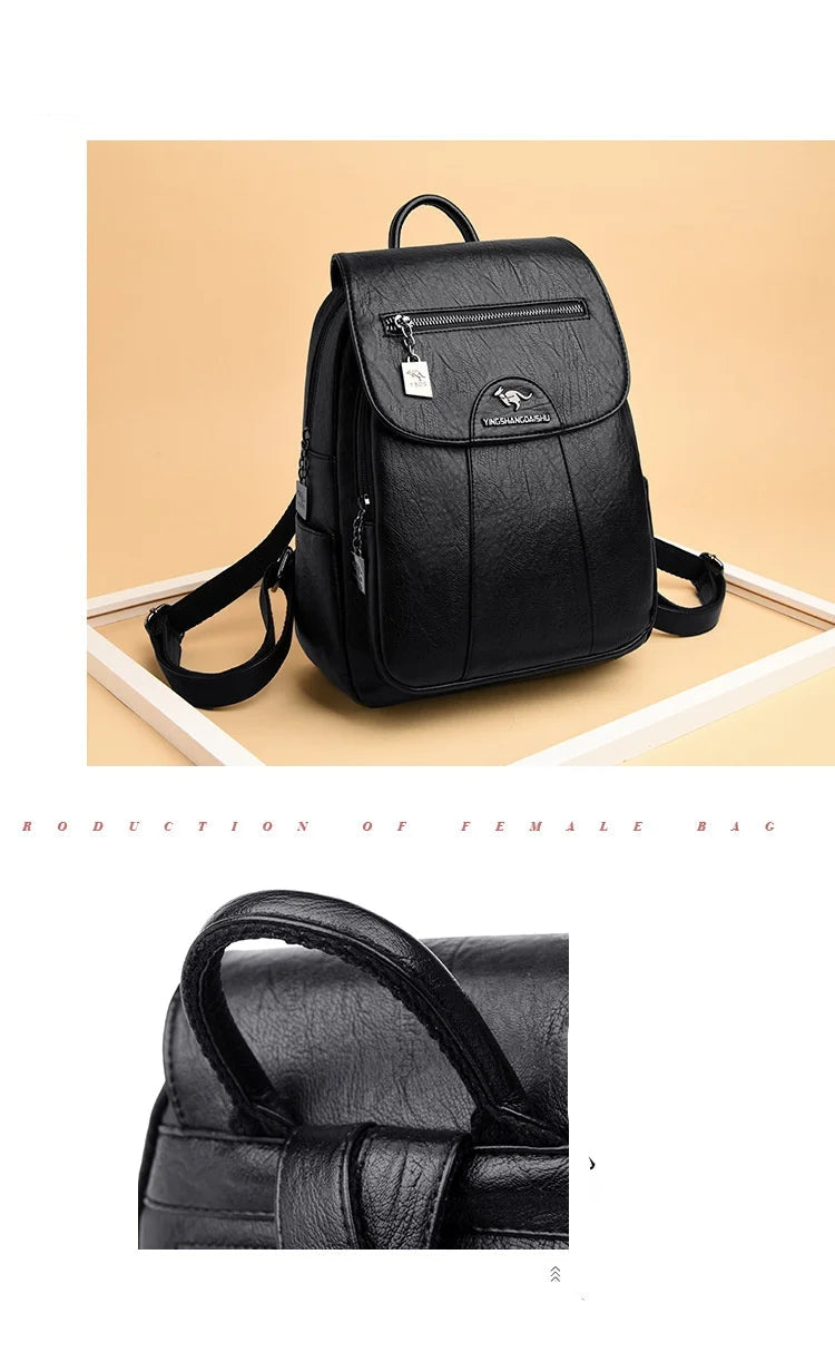 Elegant Leather Backpack
