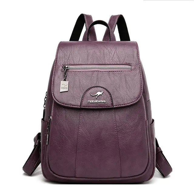 Elegant Leather Backpack