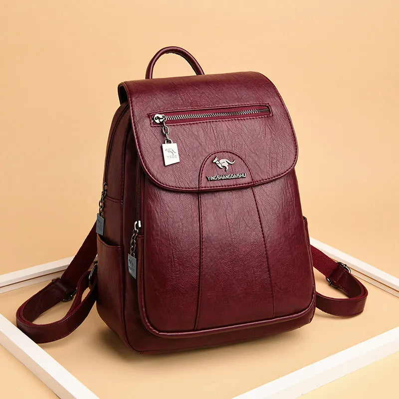 Elegant Leather Backpack