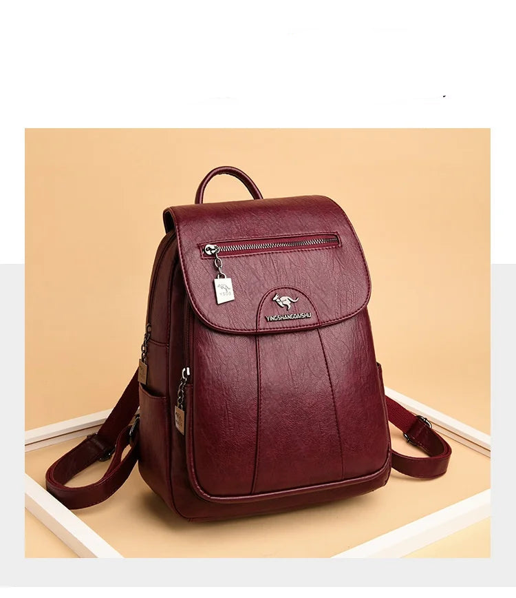 Elegant Leather Backpack
