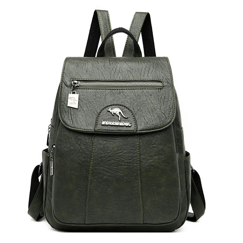 Elegant Leather Backpack