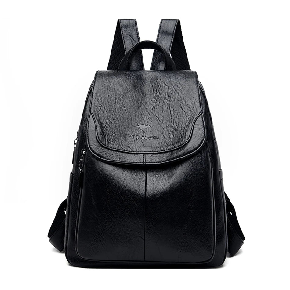 Elegant PU Leather Backpack