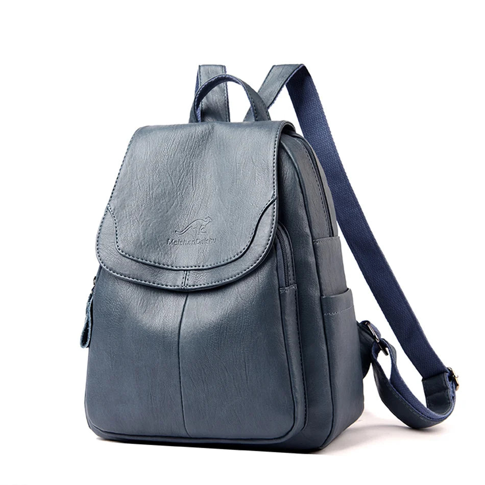 Elegant PU Leather Backpack
