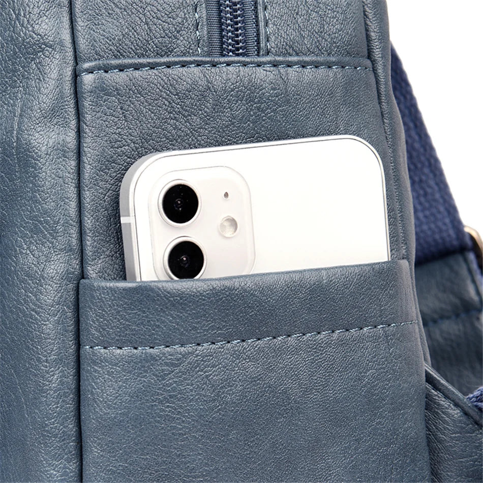 Elegant PU Leather Backpack