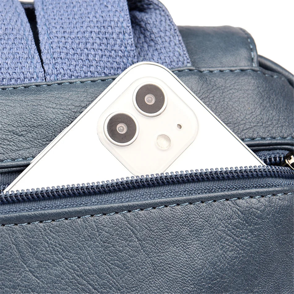 Elegant PU Leather Backpack