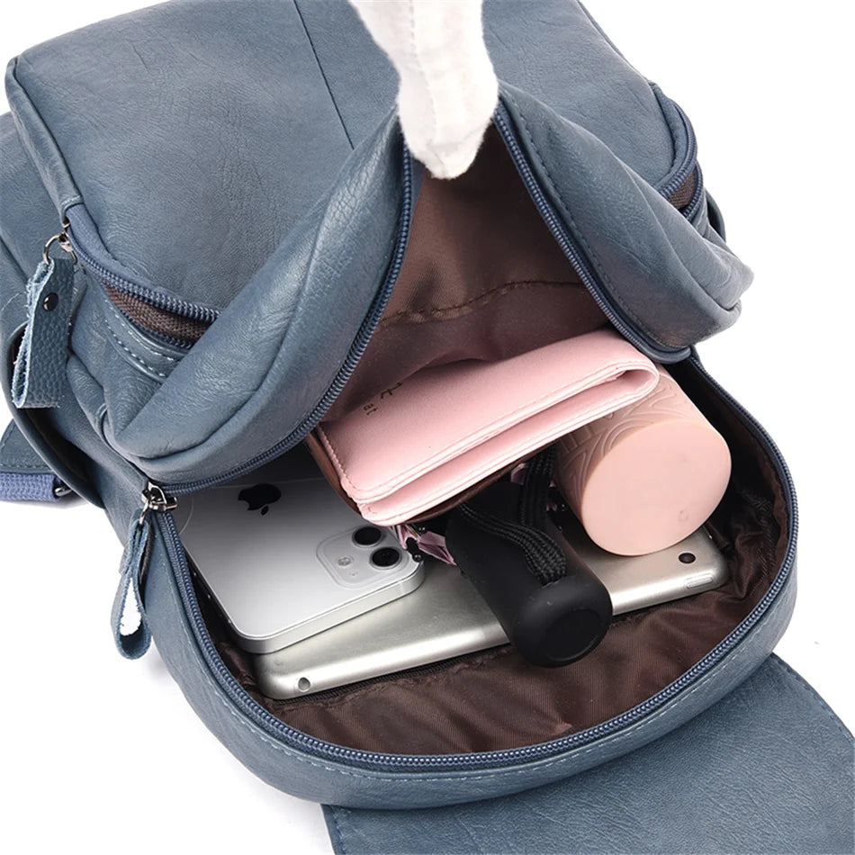 Elegant PU Leather Backpack