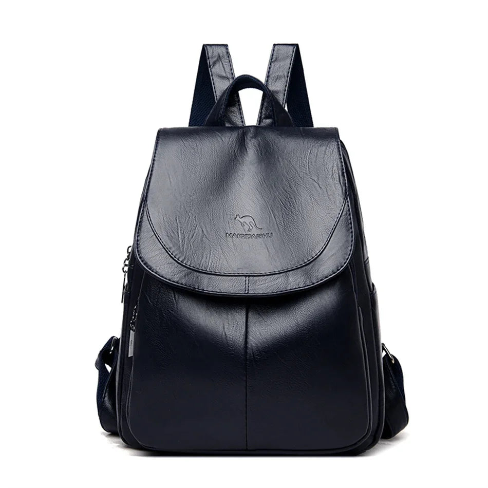 Elegant PU Leather Backpack