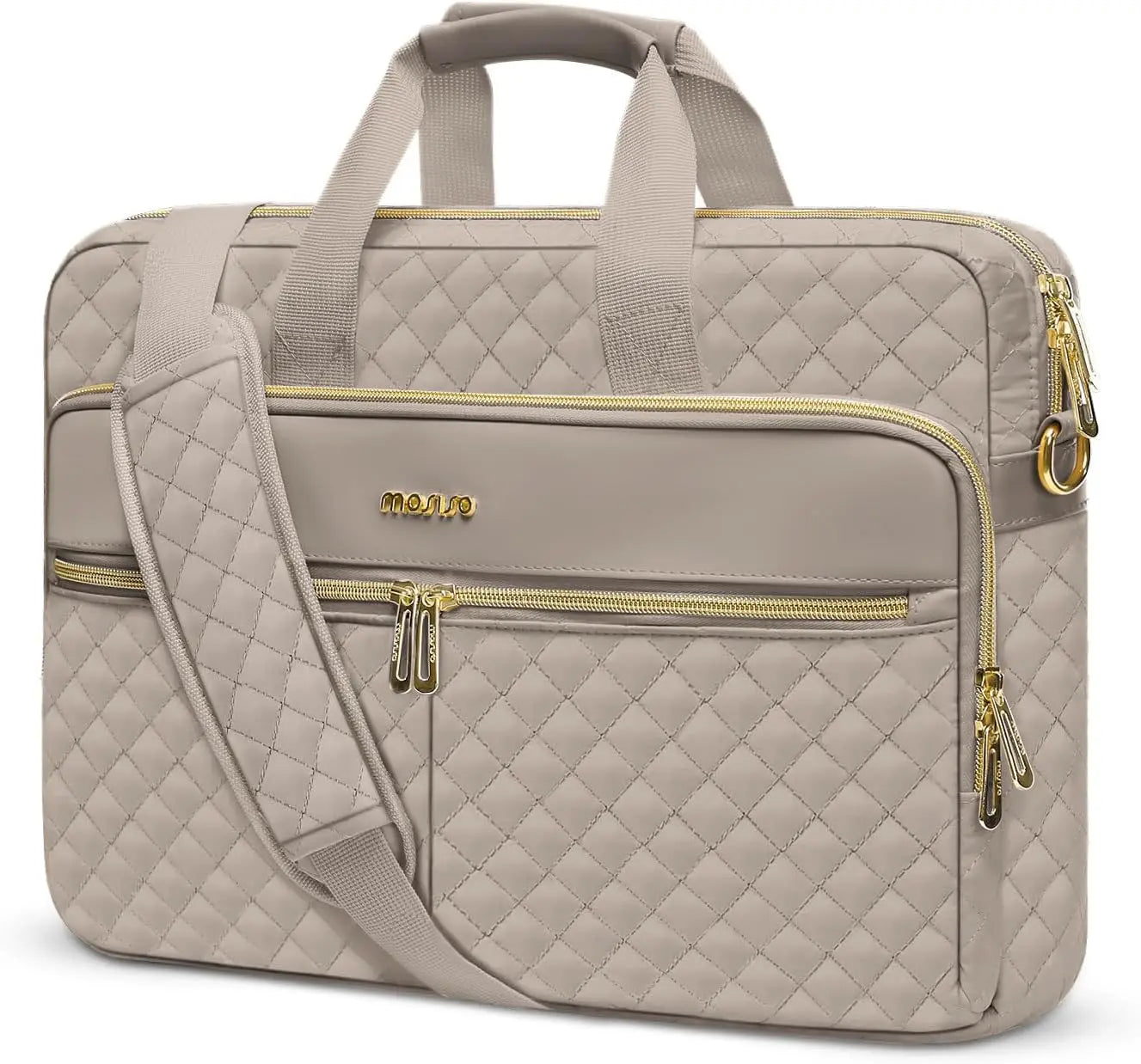 Elegant Quilted Laptop Bag