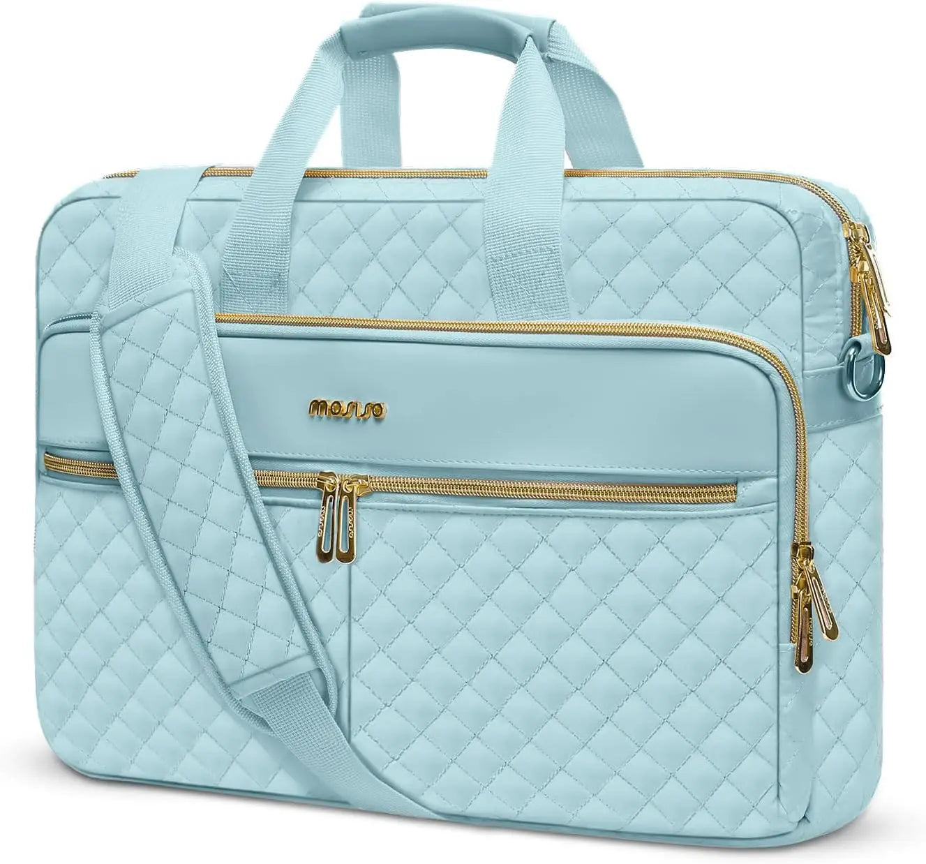Elegant Quilted Laptop Bag