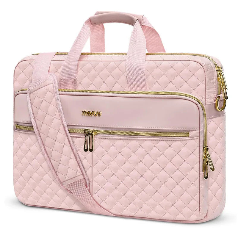 Elegant Quilted Laptop Bag