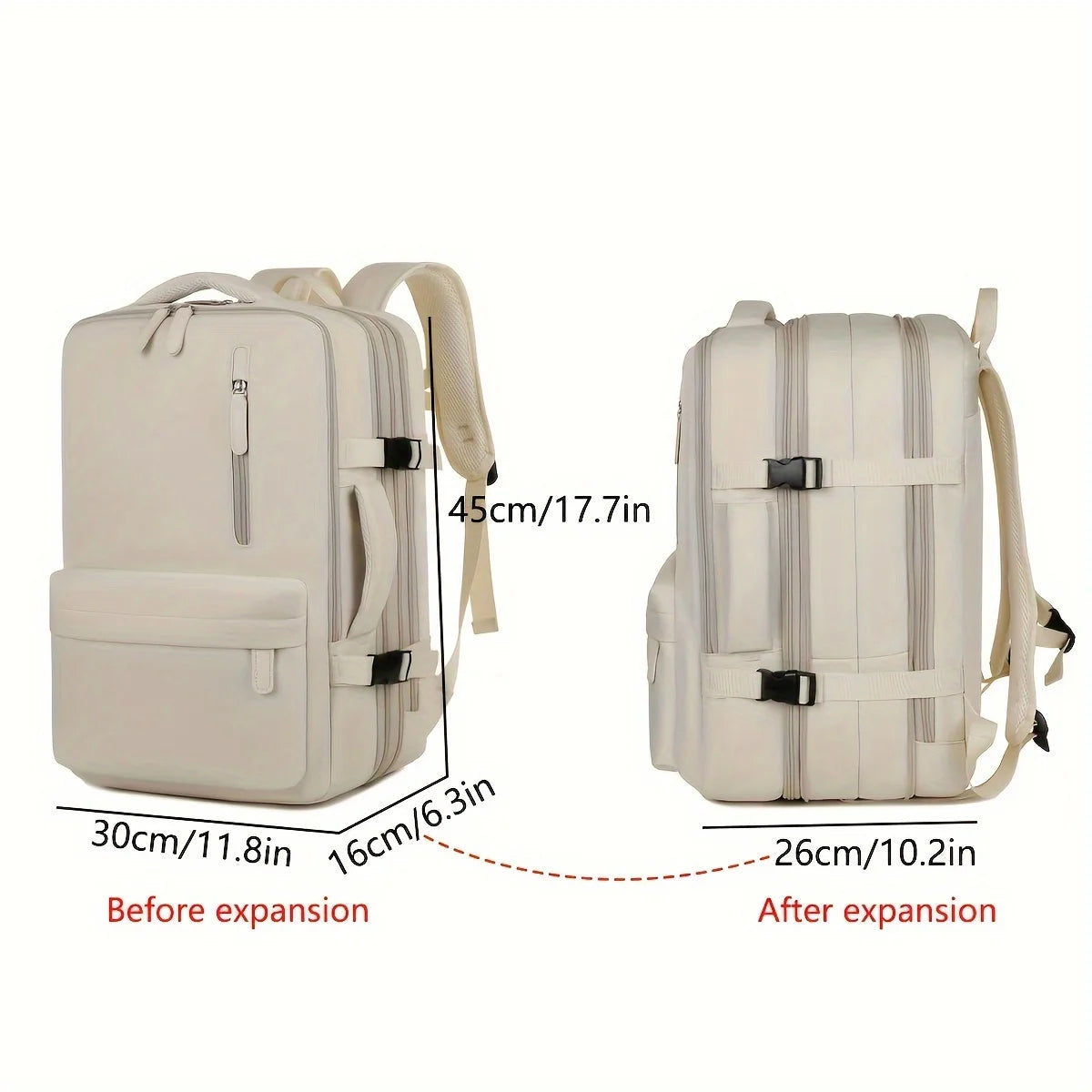 Expandable Laptop Cabin Backpack
