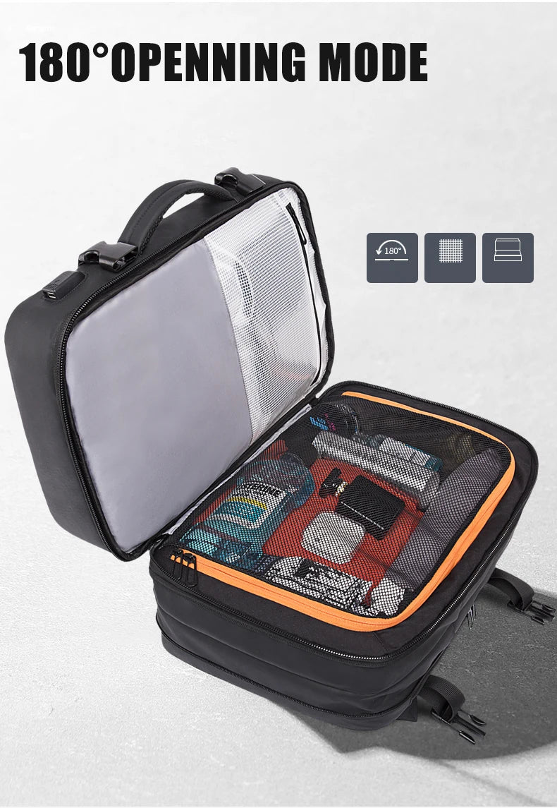 Expandable Waterproof Laptop Backpack