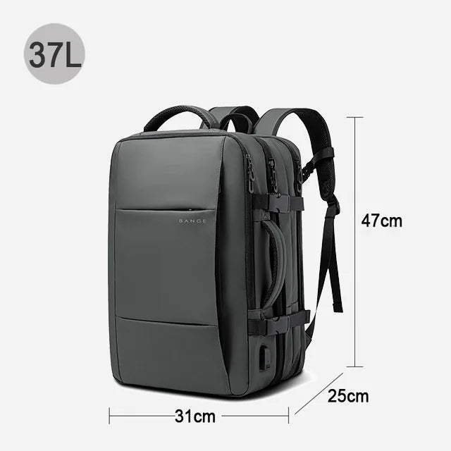 Expandable Waterproof Laptop Backpack