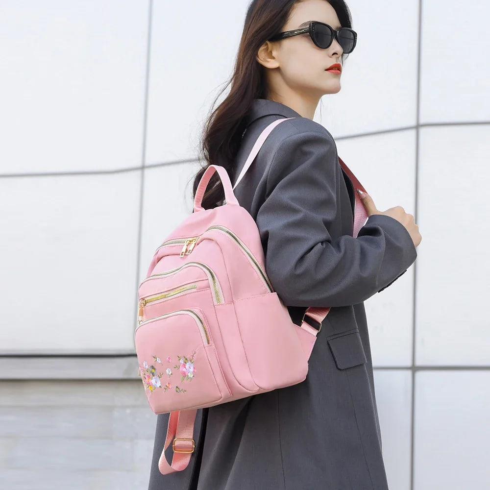 Fashion Embroidered Backpack