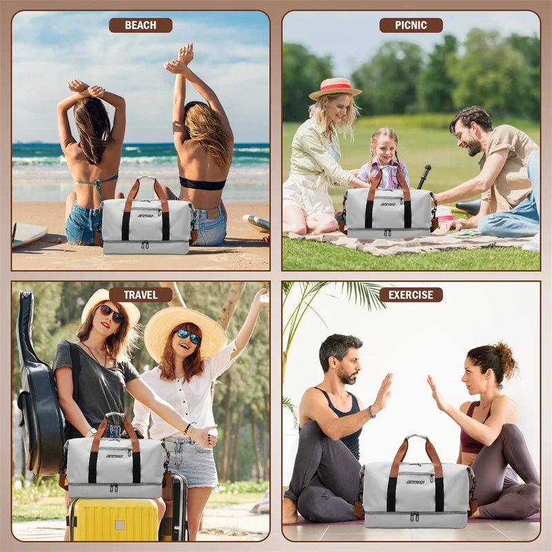 Fashion Waterproof Duffle Travel Bag