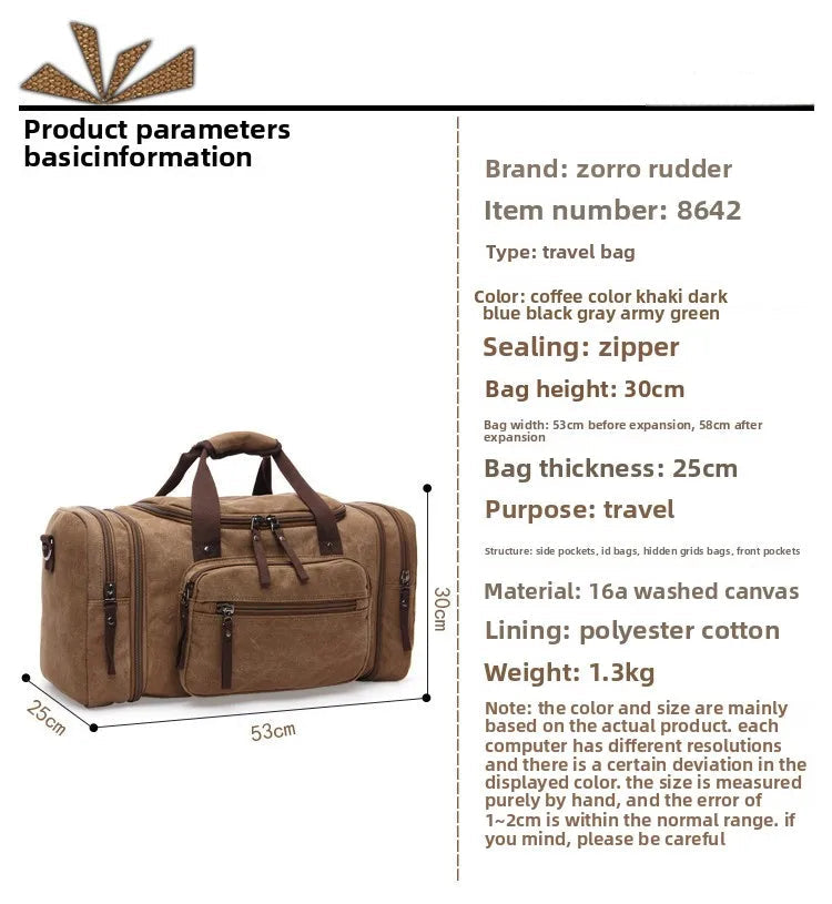 Fashionable Travel Duffel Bag