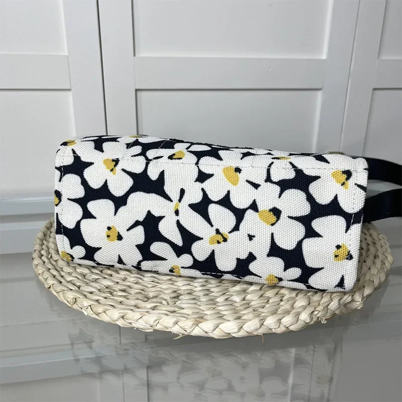 Floral-Print Cargo Shoulder Bag