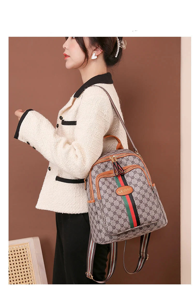 Floral Print Backpack