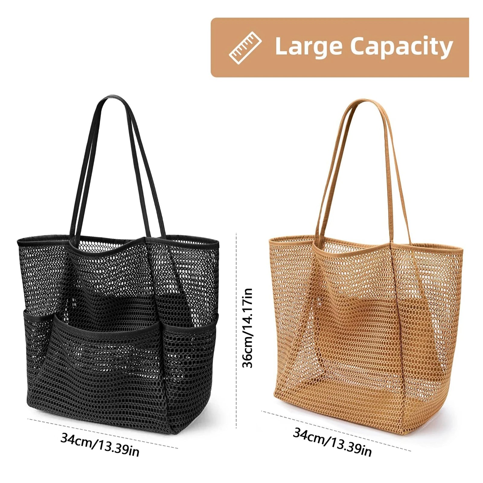Foldable Tote Shoulder Bag