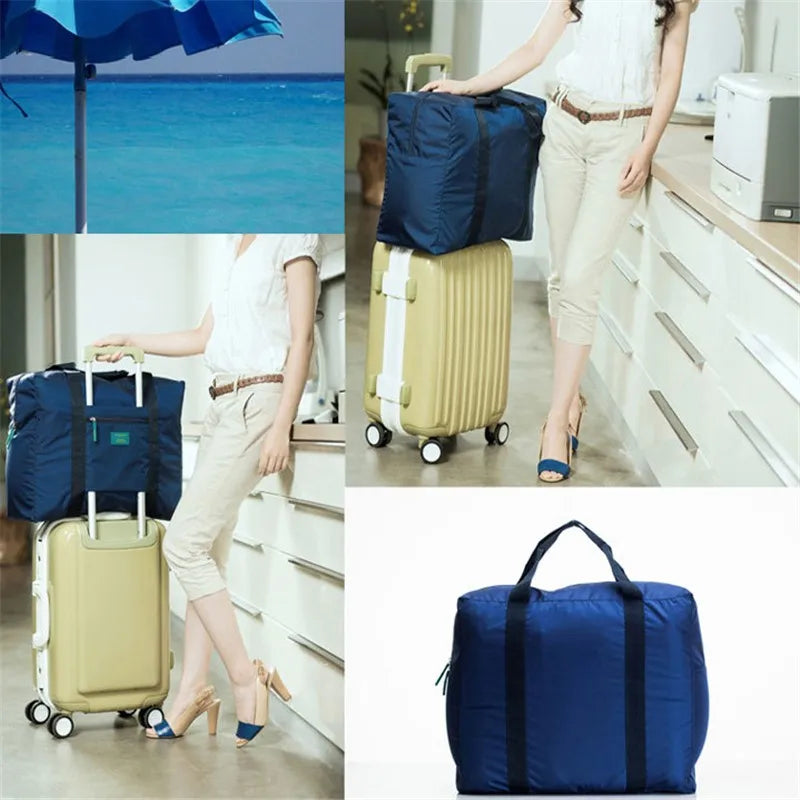 Foldable Weekender Travel Tote