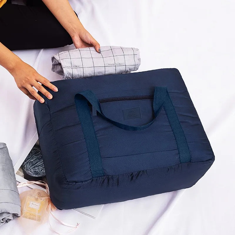 Foldable Weekender Travel Tote