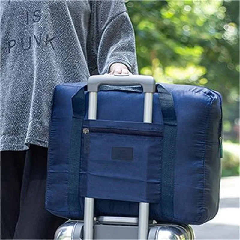 Foldable Weekender Travel Tote