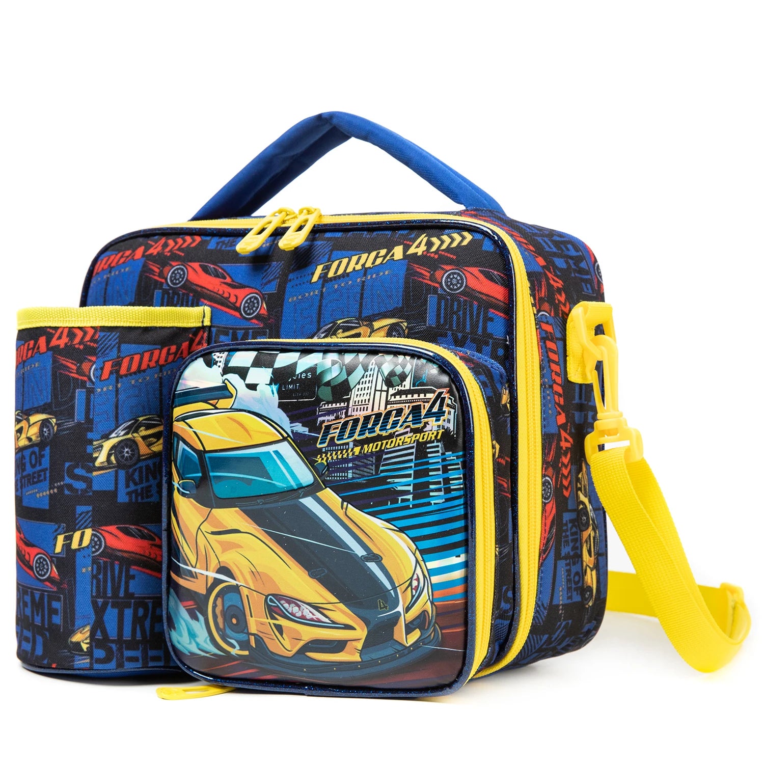 Football Print Lunch Bag