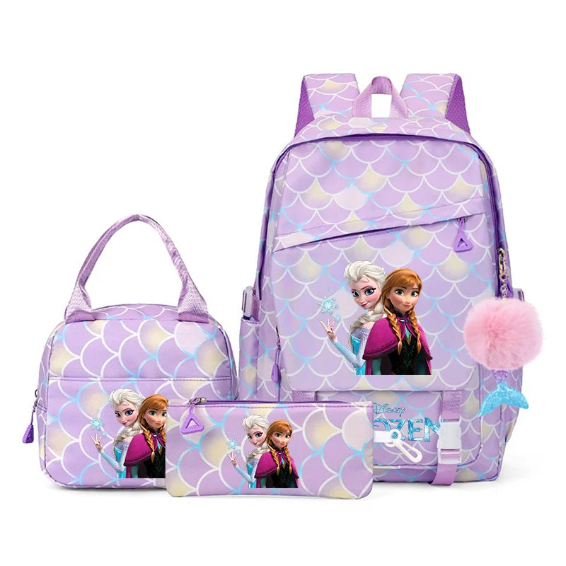 Frozen Elsa & Anna 3PC Backpack Set