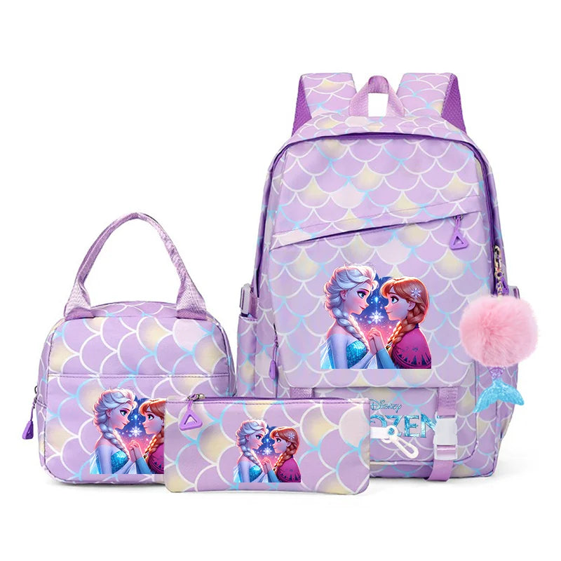 Frozen Elsa & Anna 3PC Backpack Set