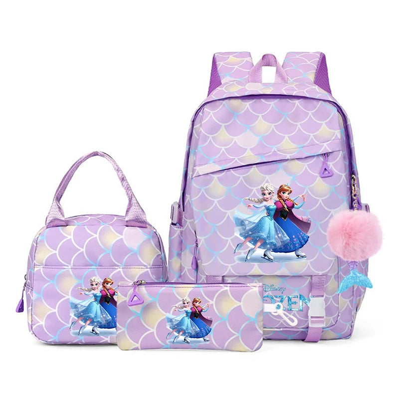 Frozen Elsa & Anna 3PC Backpack Set