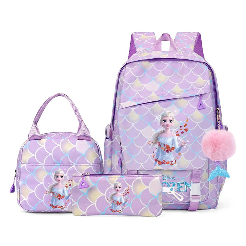 Frozen Elsa & Anna 3PC Backpack Set