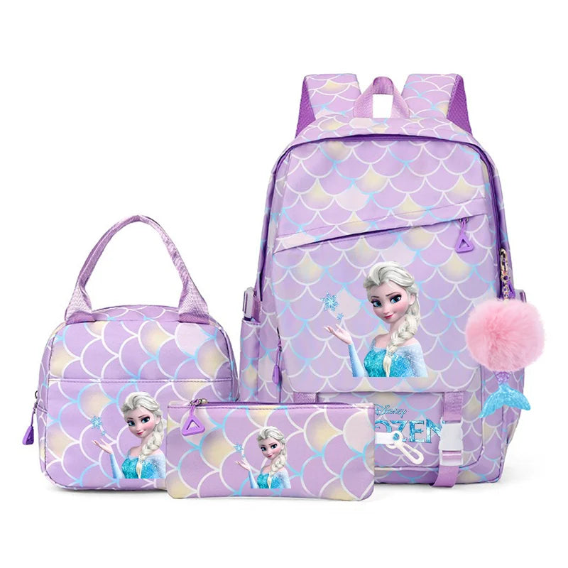 Frozen Elsa & Anna 3PC Backpack Set