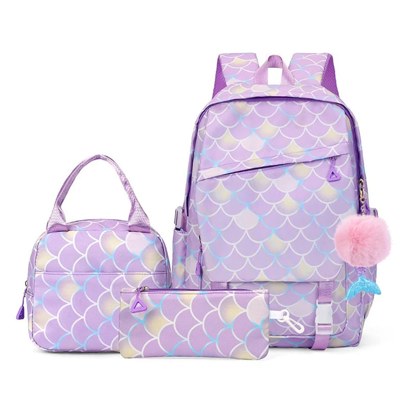 Frozen Elsa & Anna 3PC Backpack Set