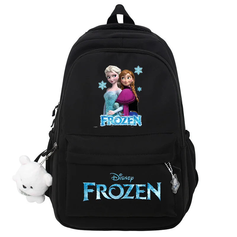 Frozen Elsa & Anna Black Laptop Backpack