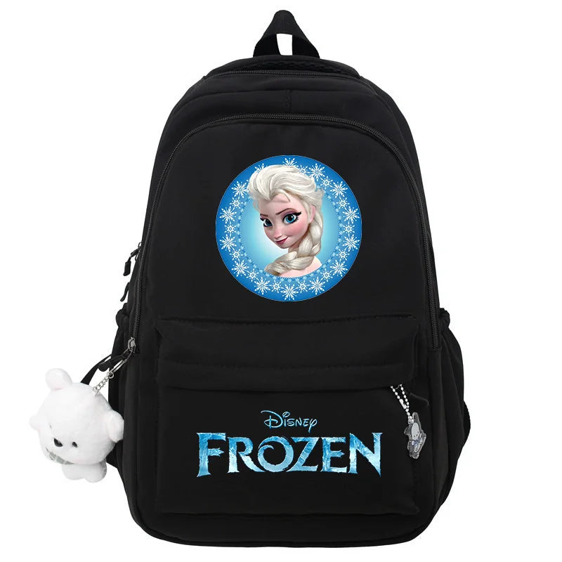 Frozen Elsa & Anna Black Laptop Backpack