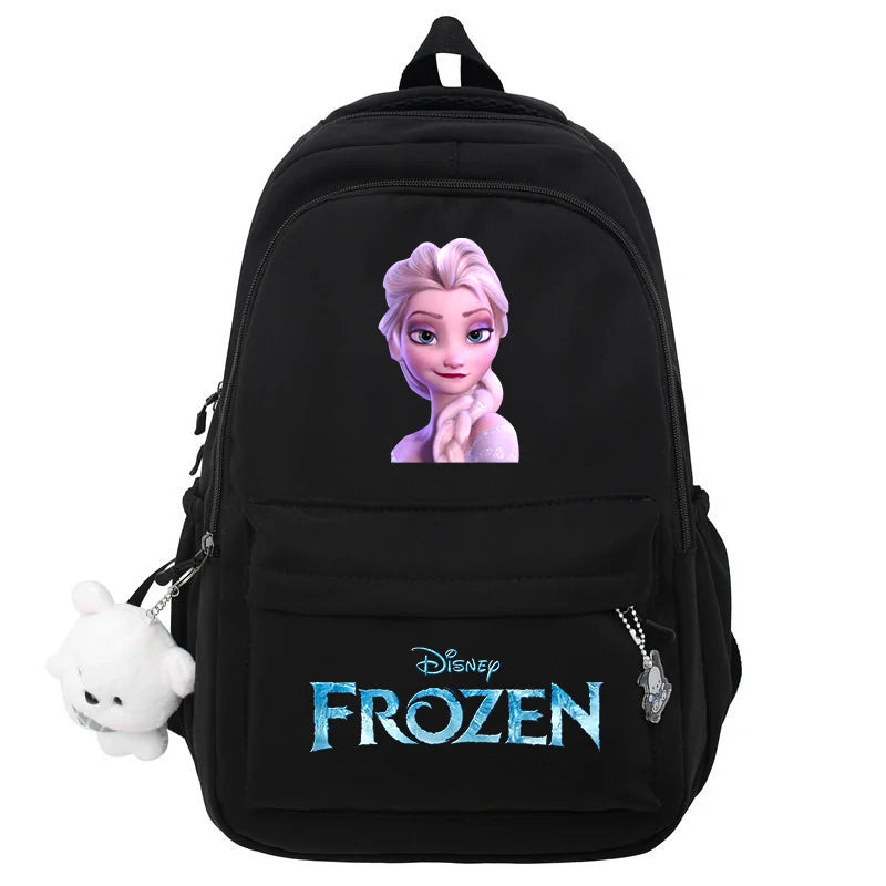Frozen Elsa & Anna Black Laptop Backpack