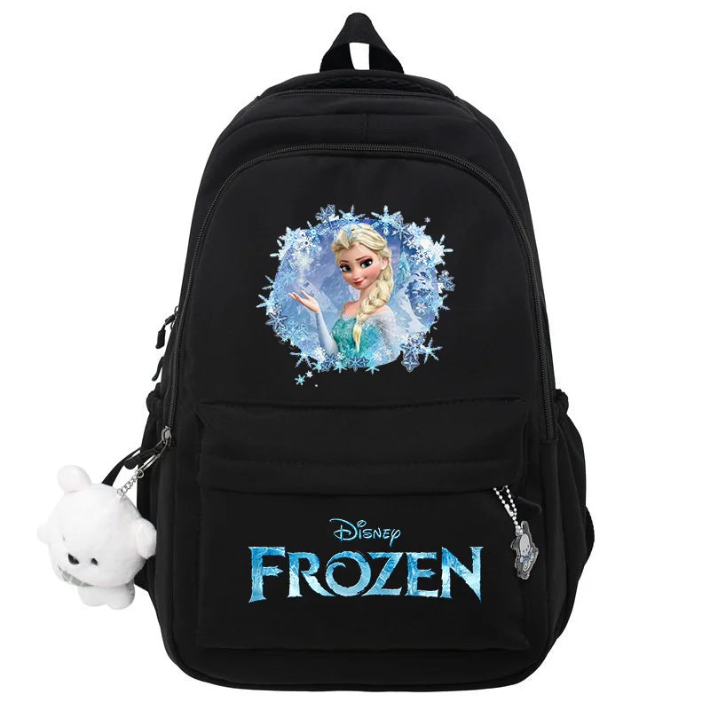 Frozen Elsa & Anna Black Laptop Backpack