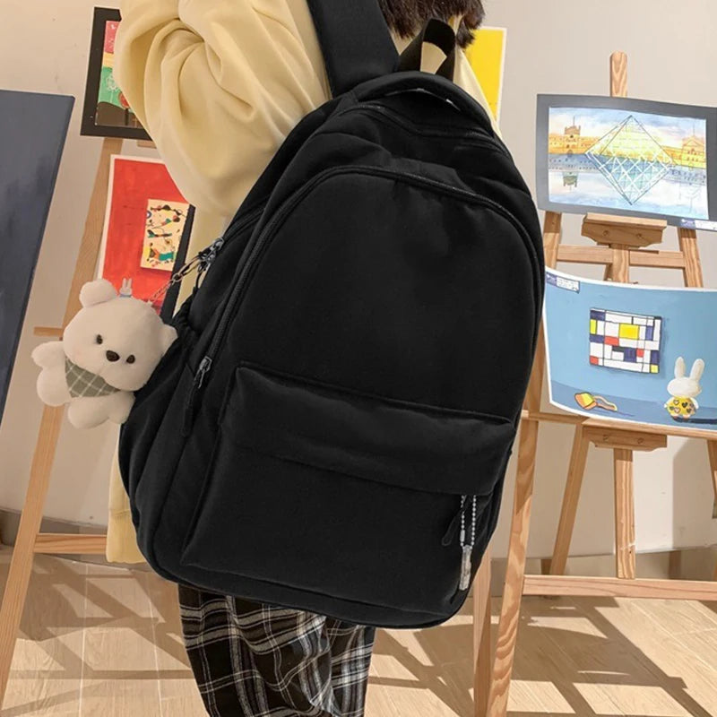 Frozen Elsa & Anna Black Laptop Backpack