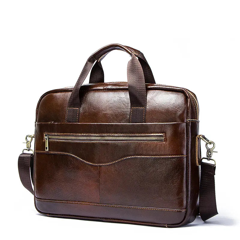 Genuine Leather Laptop Briefcase