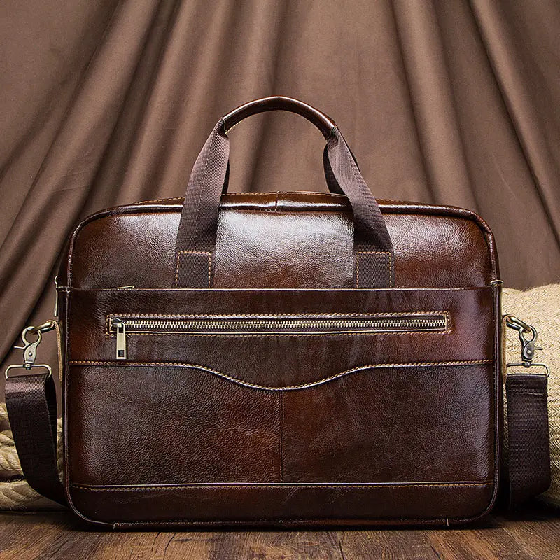 Genuine Leather Laptop Briefcase